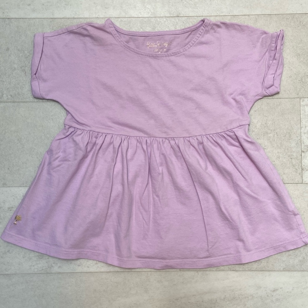 Lilly Pulitzer peplum tee